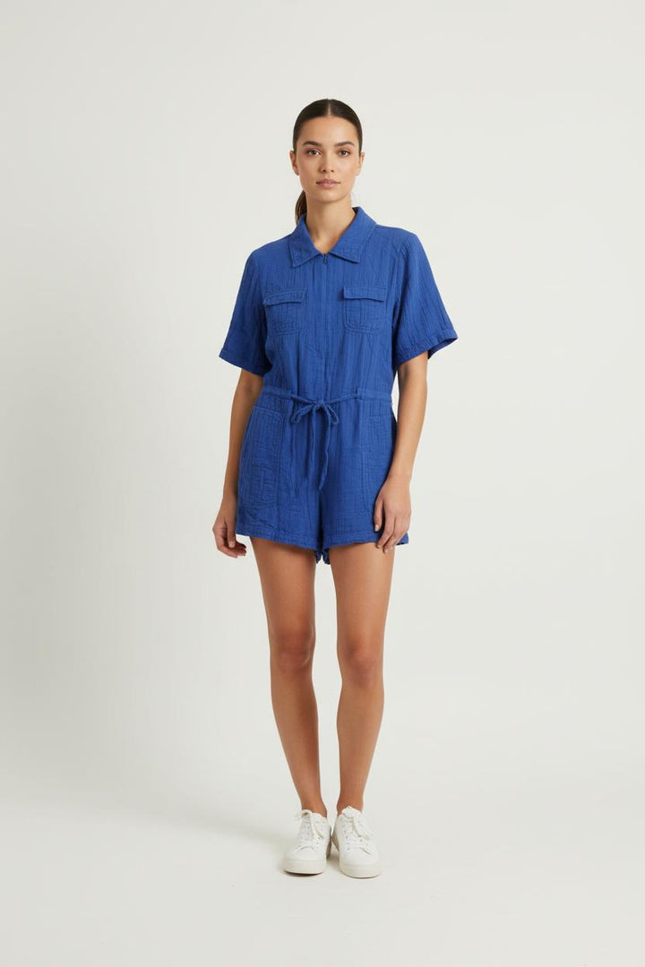 Combishort Bleu - Taille M/38 de la marque Petite Mendigote | PARAD71270 - Vendu par Paradigme - Image 1