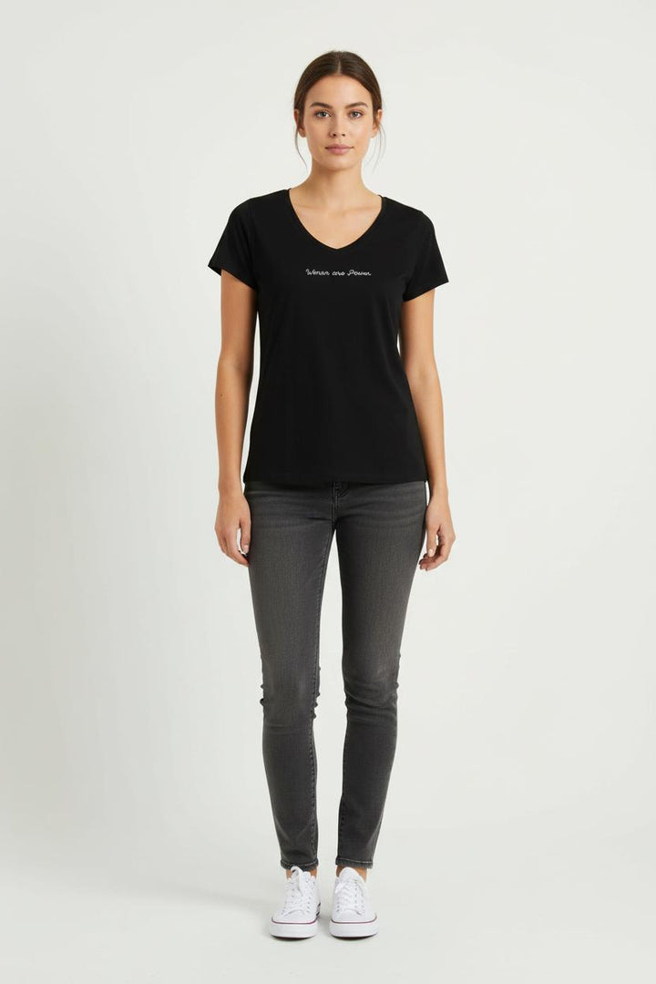 Tee-shirt Noir - Taille XS/34 de la marque I.Code | PARAD71272 - Vendu par Paradigme - Image 1