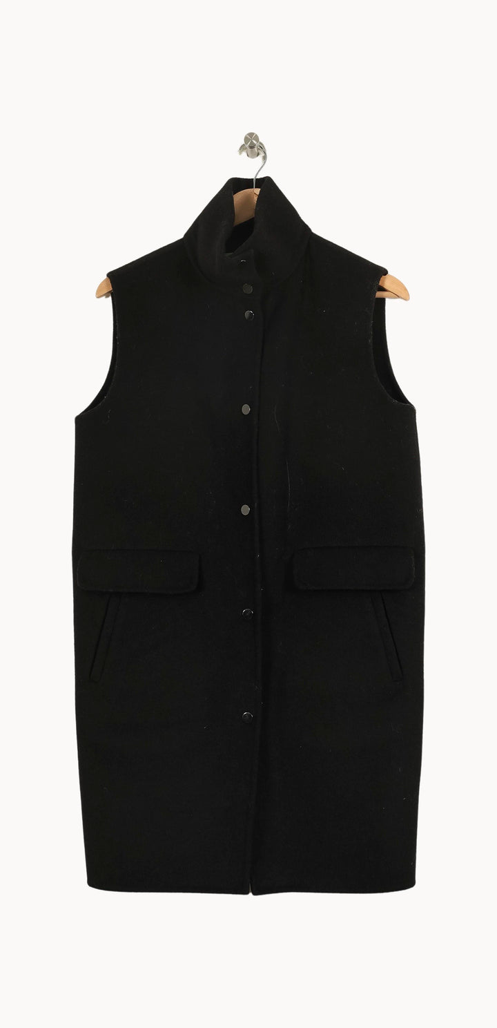 Gilet Sans Manches Noir - Taille XS/34 de la marque Maison 123 | PARAD71277 - Vendu par Paradigme - Image 2