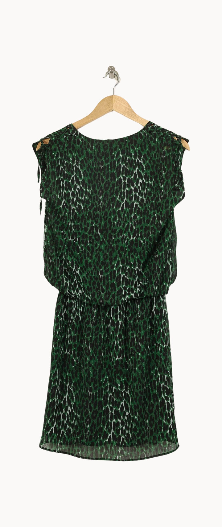 Robe Courte Verte et Noire - Taille S/36 de la marque IKKS | PARAD71280 - Vendu par Paradigme - Image 4