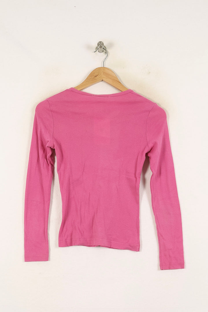 Cardigan Rose - Taille S/36 de la marque Comptoir des Cotonniers | PARAD71282 - Vendu par Paradigme - Image 4
