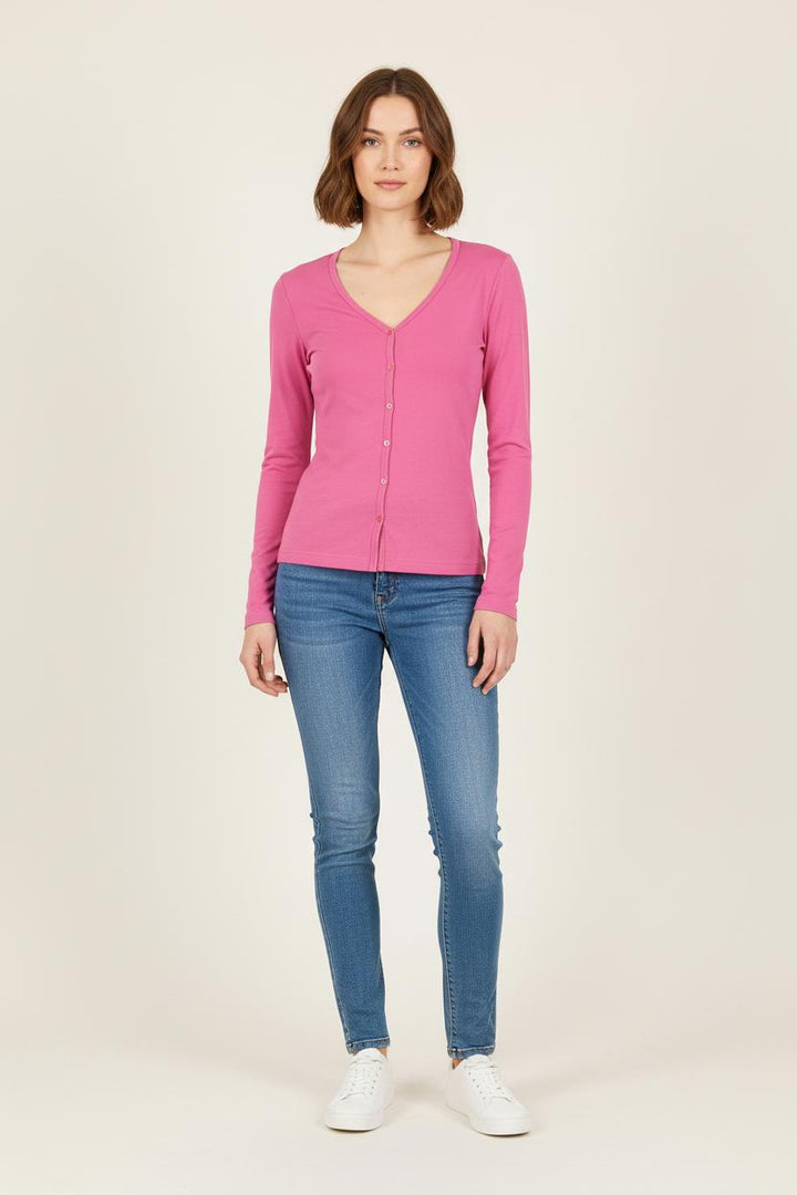 Cardigan Rose - Taille S/36 de la marque Comptoir des Cotonniers | PARAD71282 - Vendu par Paradigme - Image 1
