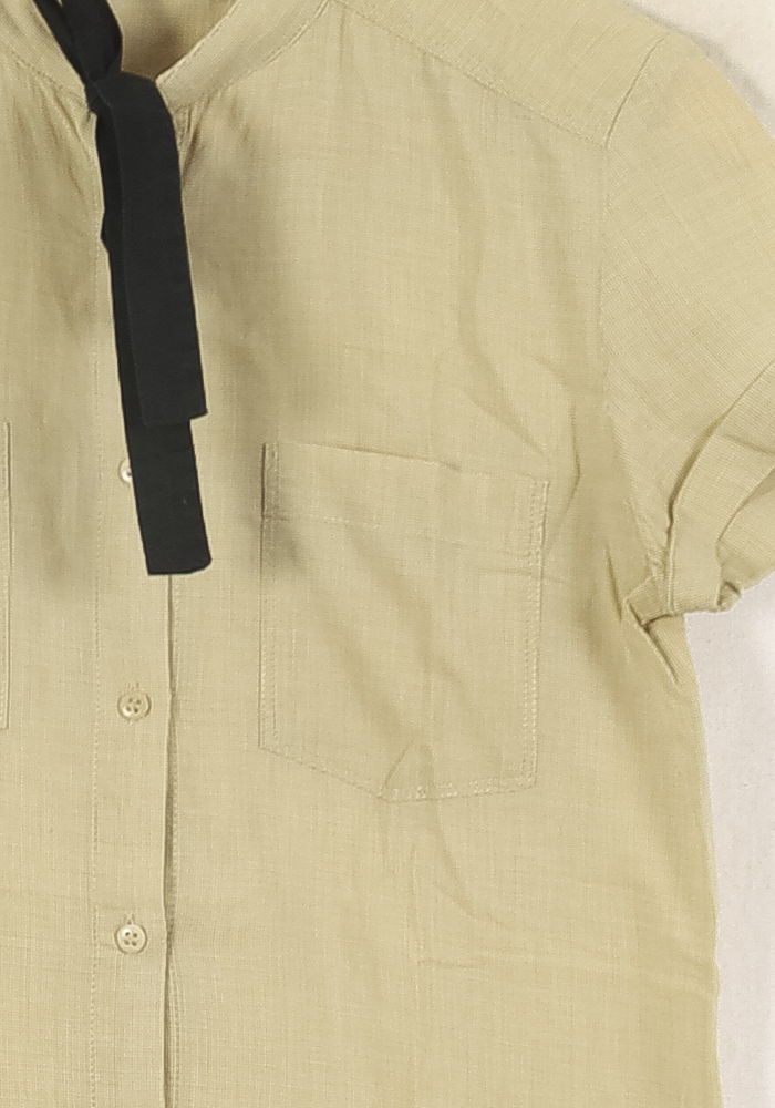 Chemise Manches Courtes Beige - Taille S/36 de la marque Comptoir des Cotonniers | PARAD71289 - Vendu par Paradigme - Image 3