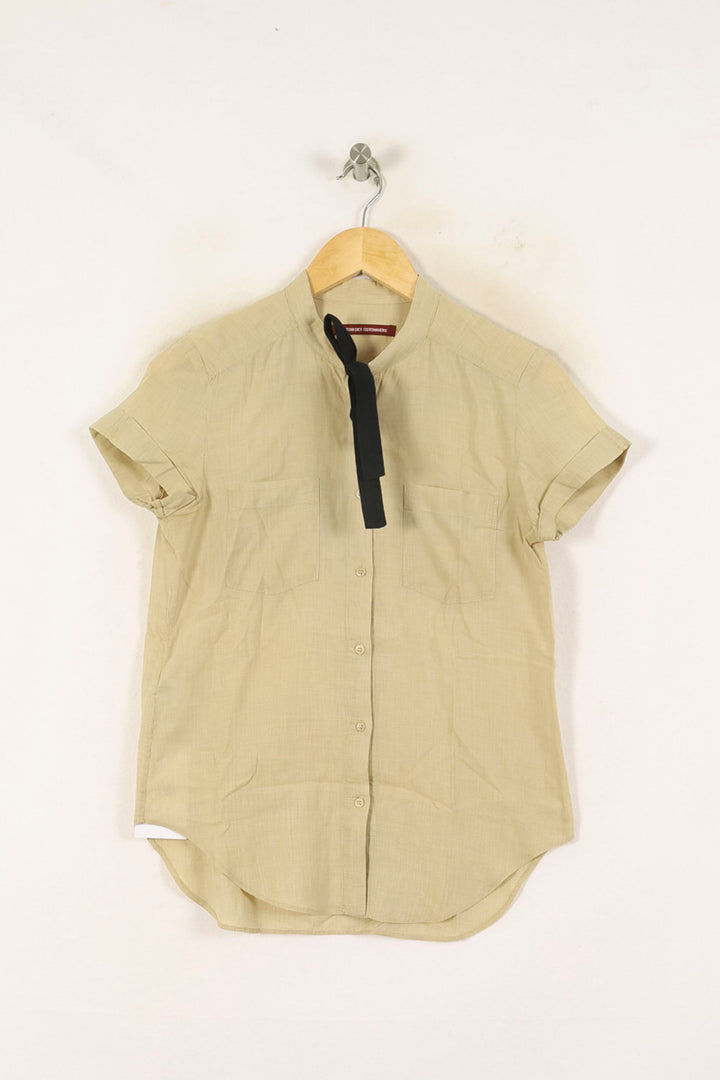 Chemise Manches Courtes Beige - Taille S/36 de la marque Comptoir des Cotonniers | PARAD71289 - Vendu par Paradigme - Image 2