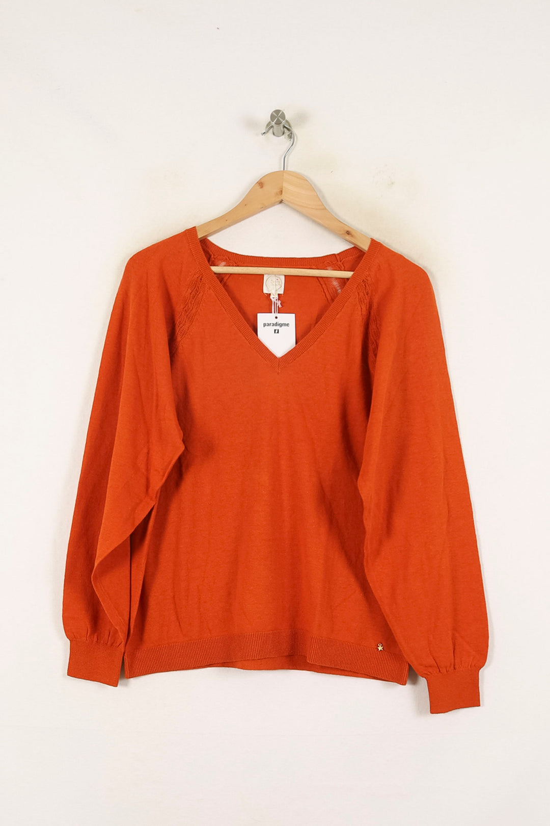 Pull Orange - Taille L/40 de la marque Des petits hauts | PARAD71290 - Vendu par Paradigme - Image 2