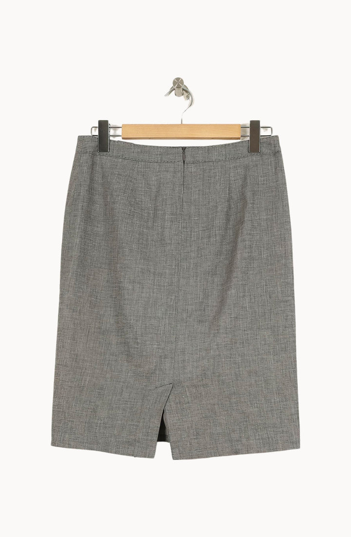 Jupe Droite Grise - Taille M/38 de la marque Gerard Darel | PARAD71292 - Vendu par Paradigme - Image 4