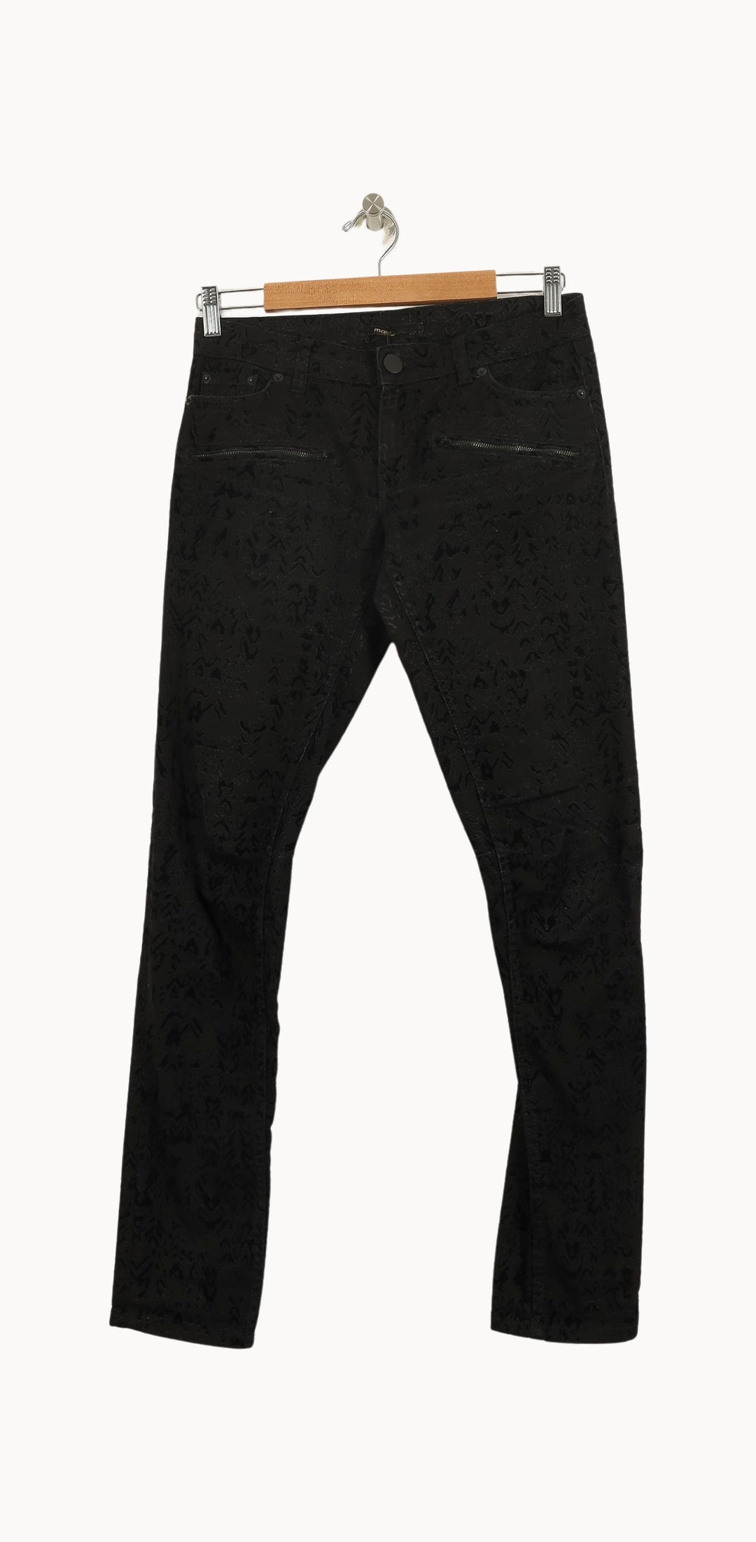 Jean Noir - Taille M/38 de la marque Maje | PARAD71294 - Vendu par Paradigme - Image 2