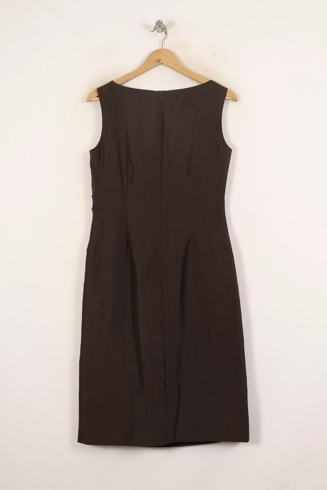 Robe Sans Manches Marron - Taille L/40 de la marque ZAPA | PARAD71297 - Vendu par Paradigme - Image 4