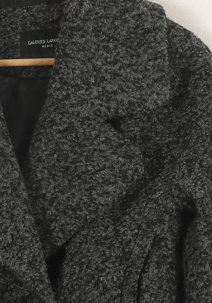 Manteau Noir et Gris - Taille XS/34 de la marque Galeries Lafayette | PARAD71300 - Vendu par Paradigme - Image 3