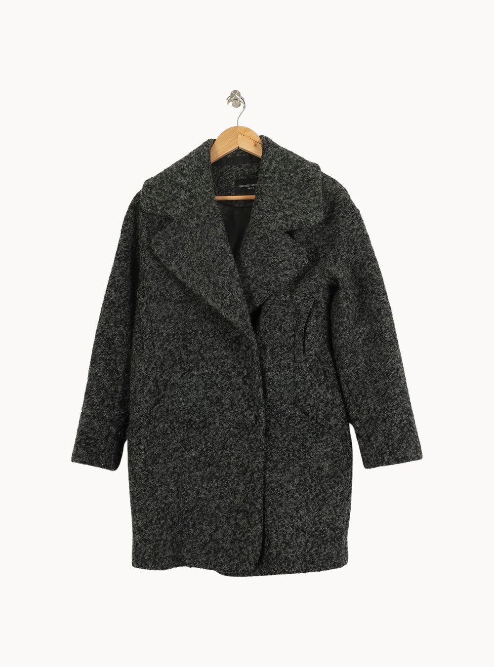 Manteau Noir et Gris - Taille XS/34 de la marque Galeries Lafayette | PARAD71300 - Vendu par Paradigme - Image 2