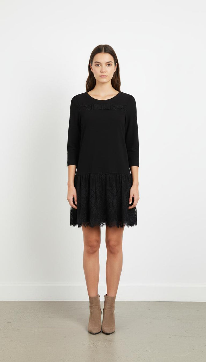 Robe Dentelle Noire - Taille S/36