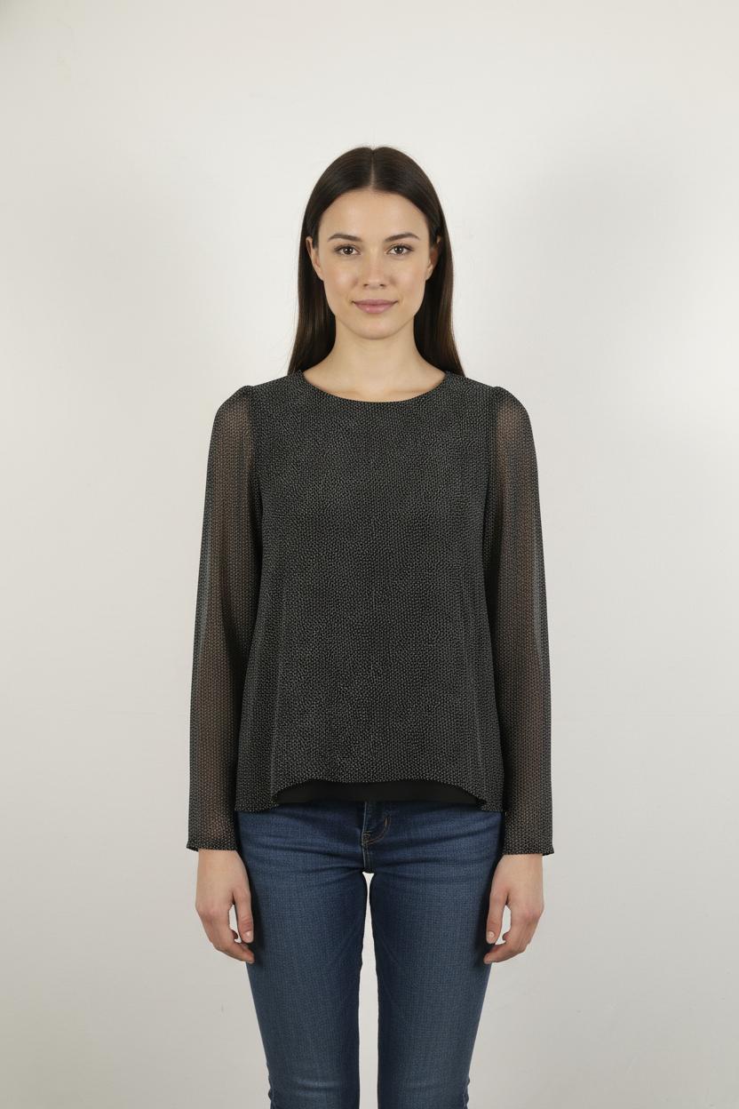 Blouse Noire - Taille L/40