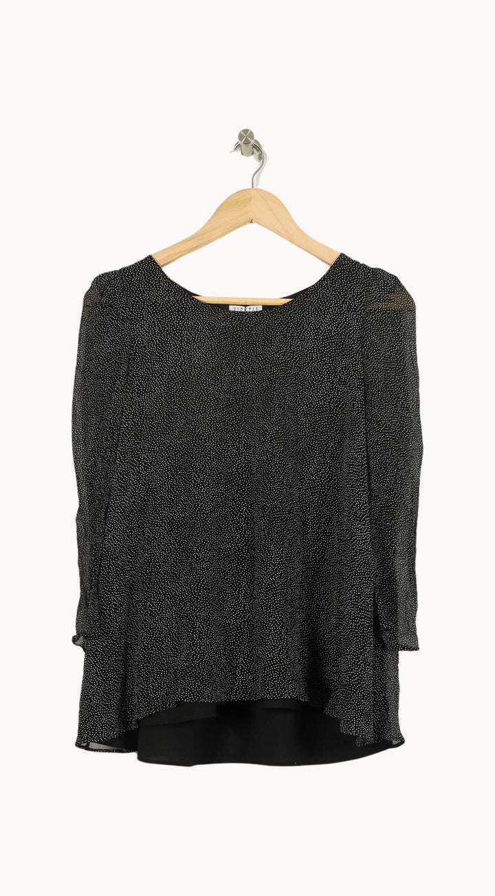 Blouse Noire - Taille L/40 de la marque Claudie Pierlot | PARAD71309 - Vendu par Paradigme - Image 2