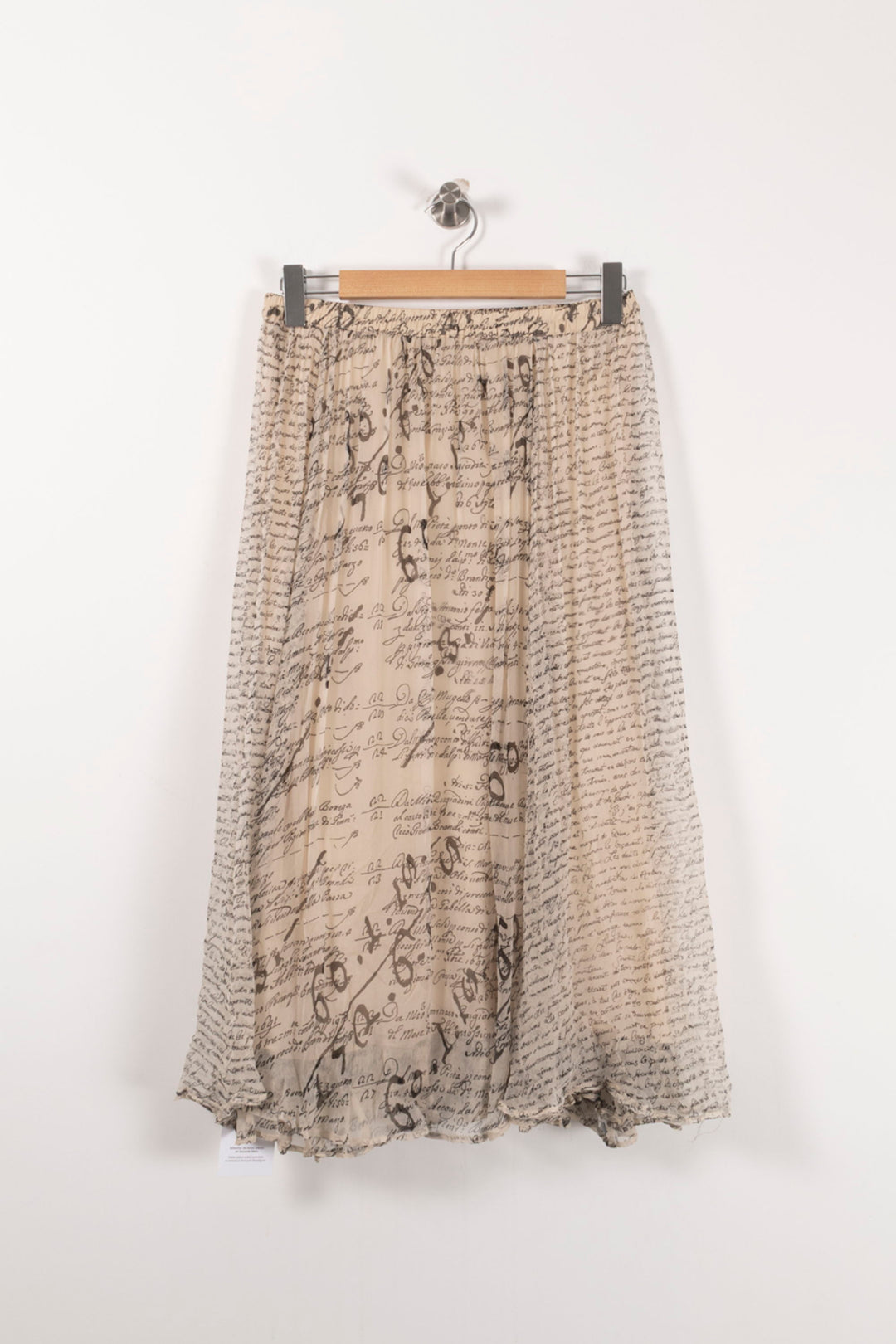 Jupe Longue Beige et Noire - Taille M/38 de la marque Mes Demoiselles Paris | PARAD71314 - Vendu par Paradigme - Image 4
