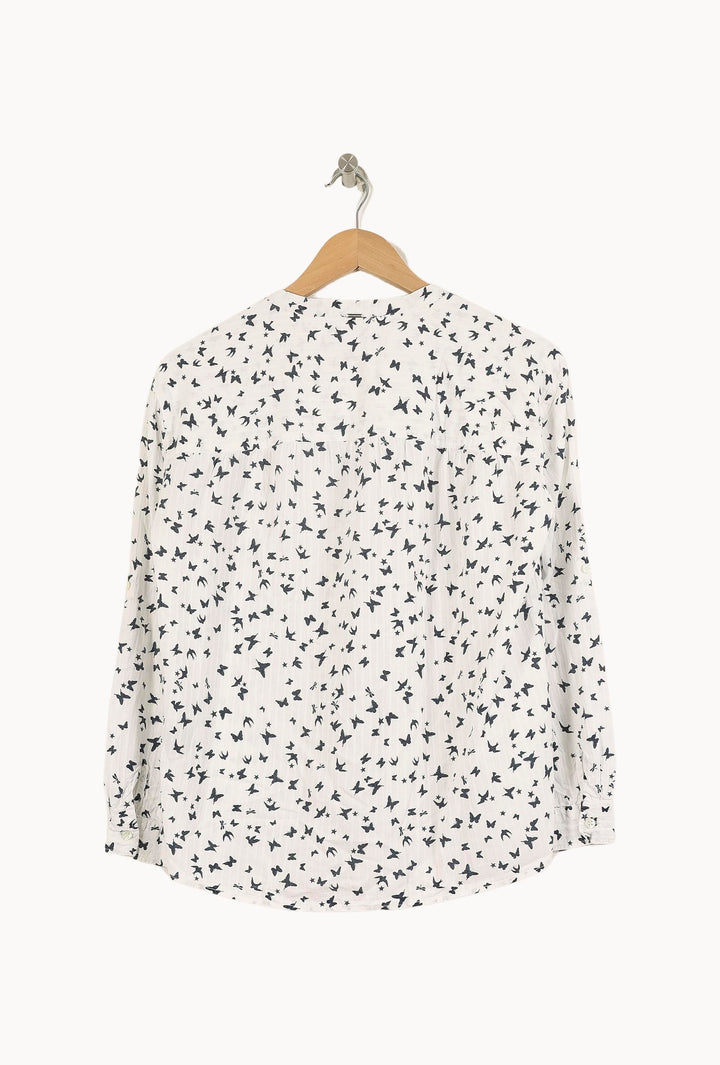 Blouse Blanche et Noire - Taille M/38 de la marque IKKS | PARAD71316 - Vendu par Paradigme - Image 4