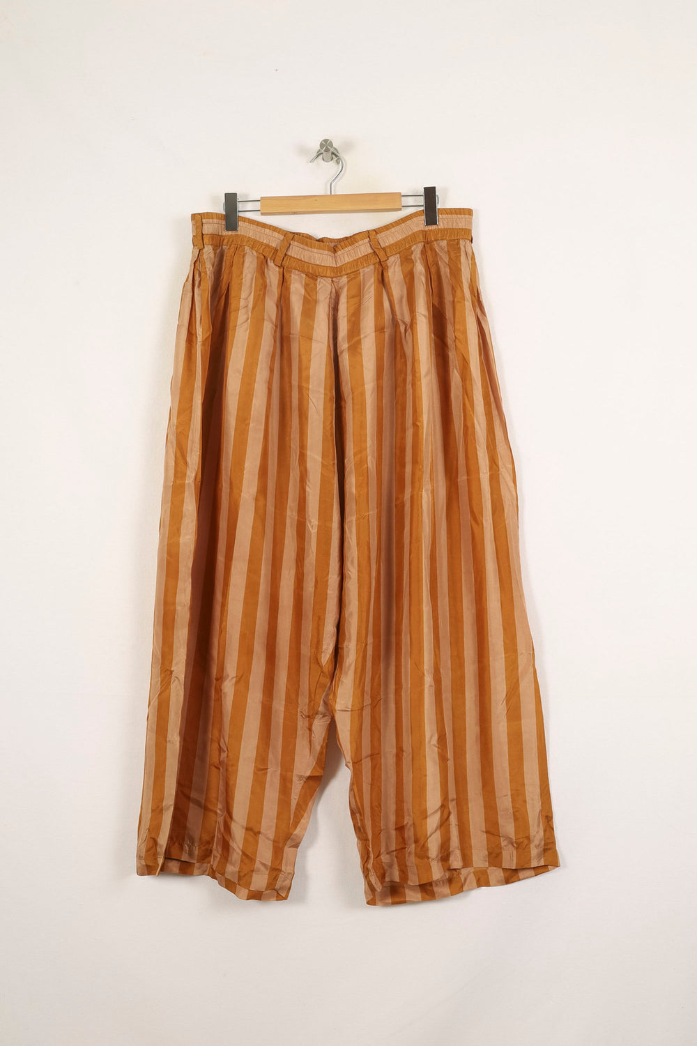 Pantalon Large Marron et Beige - Taille S/36 de la marque Mes Demoiselles Paris | PARAD71335 - Vendu par Paradigme - Image 2