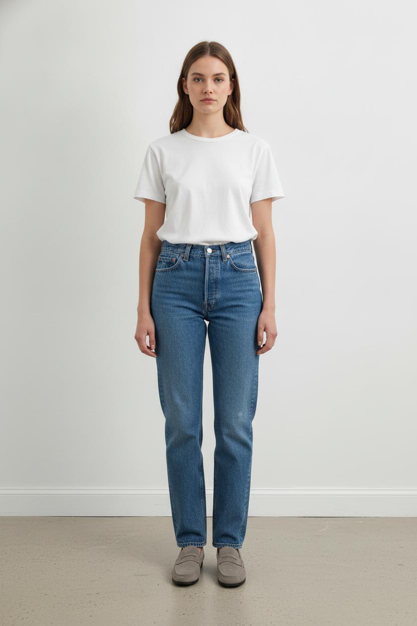 Jean Droit Bleu - Taille L/40 de la marque Levi's | PARAD71336 - Vendu par Paradigme - Image 1