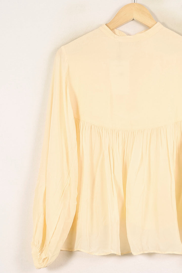 Blouse Ivoire - Taille L/40 de la marque Vanessa Bruno | PARAD71337 - Vendu par Paradigme - Image 4