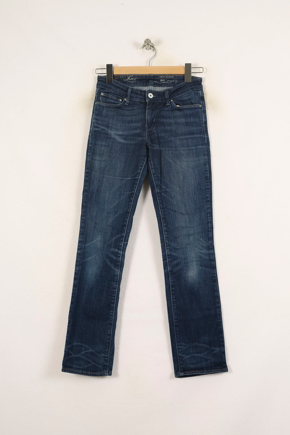 Jean Droit Bleu - Taille S/36 de la marque Levi's | PARAD71340 - Vendu par Paradigme - Image 2