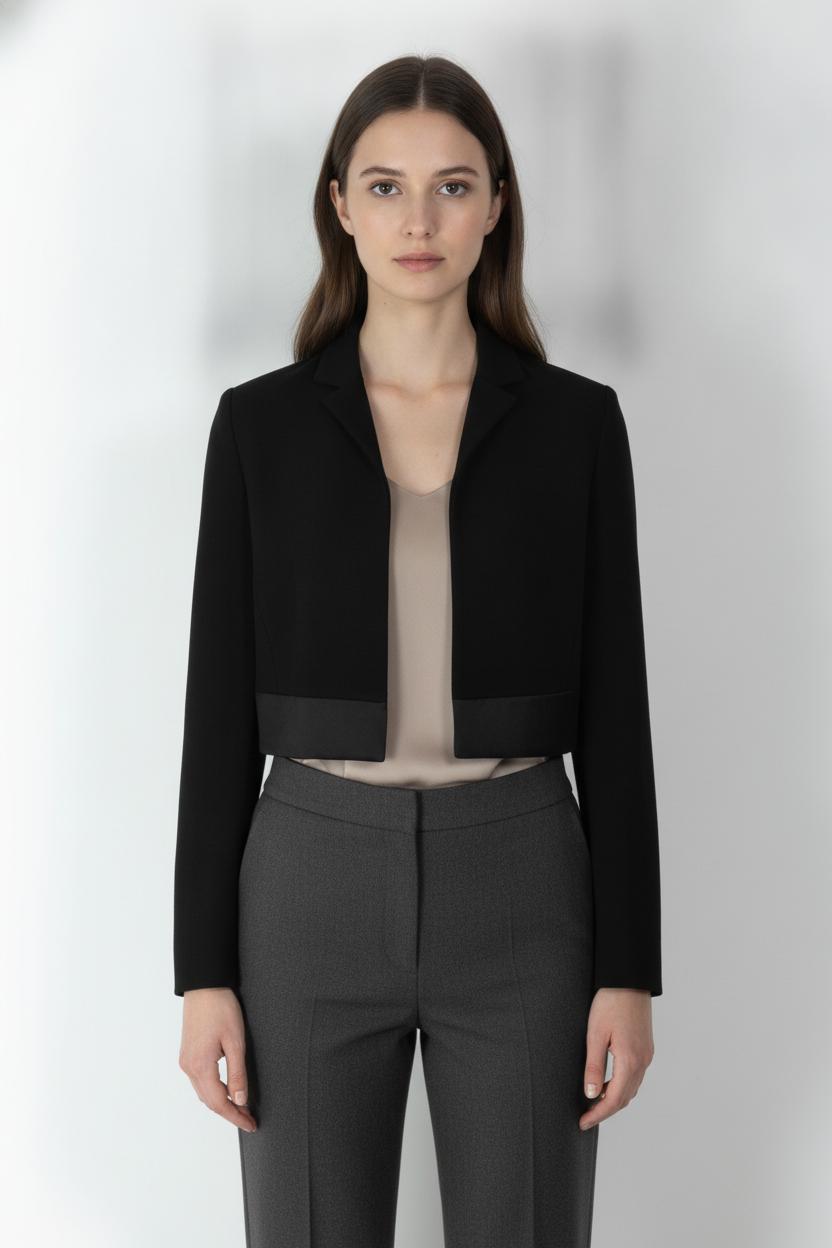 Veste Courte Noire - Taille L/40 de la marque Comptoir des Cotonniers | PARAD71376 - Vendu par Paradigme - Image 1