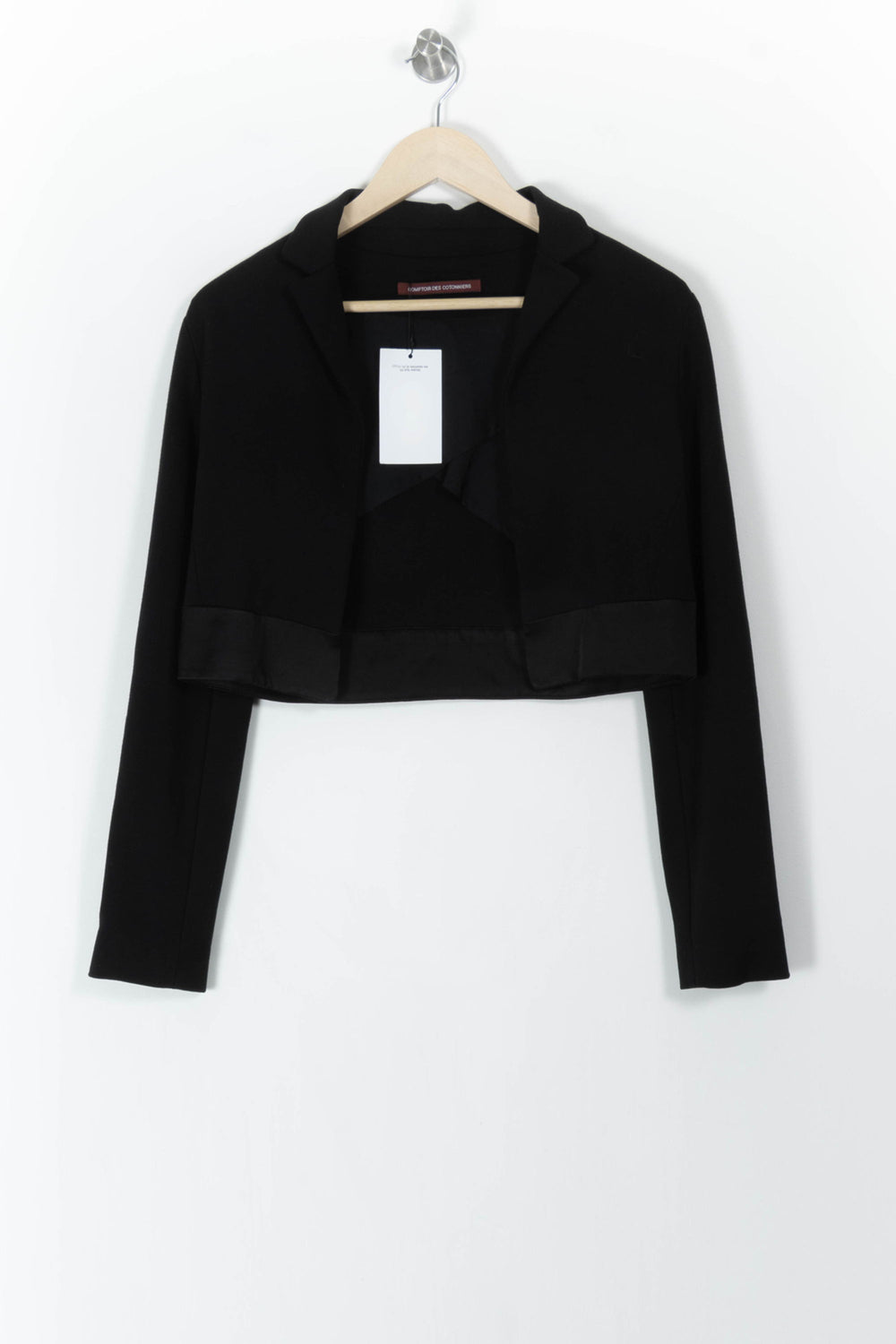 Veste Courte Noire - Taille L/40 de la marque Comptoir des Cotonniers | PARAD71376 - Vendu par Paradigme - Image 2