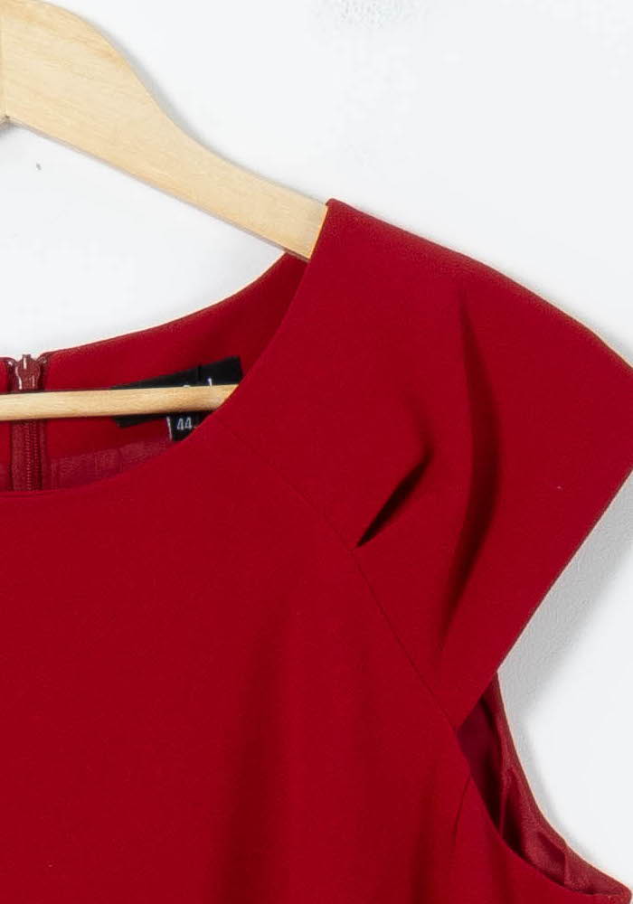 Robe Droite Rouge - Taille XXL/44 de la marque ZAPA | PARAD71382 - Vendu par Paradigme - Image 3