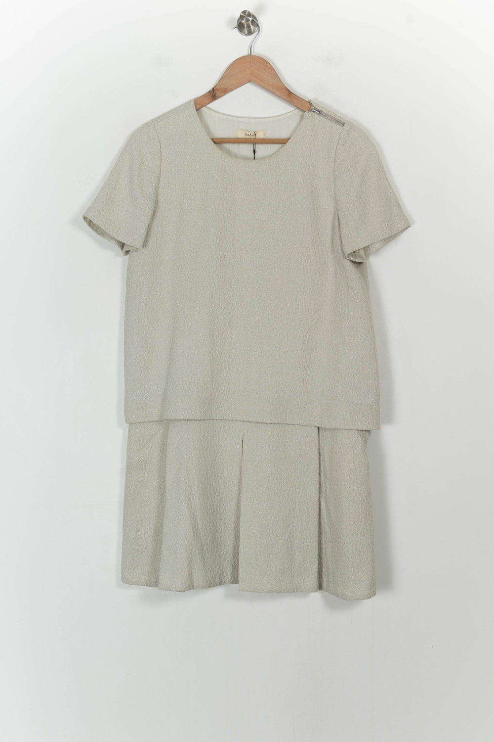 Robe Courte Blanche - Taille M/38 de la marque ba&sh | PARAD71390 - Vendu par Paradigme - Image 2