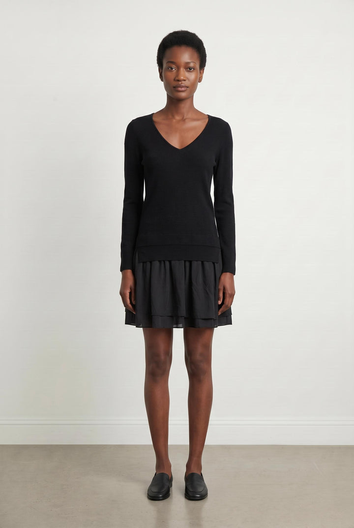 Robe Pull Noire - Taille M/38 de la marque Bérénice | PARAD71393 - Vendu par Paradigme - Image 1