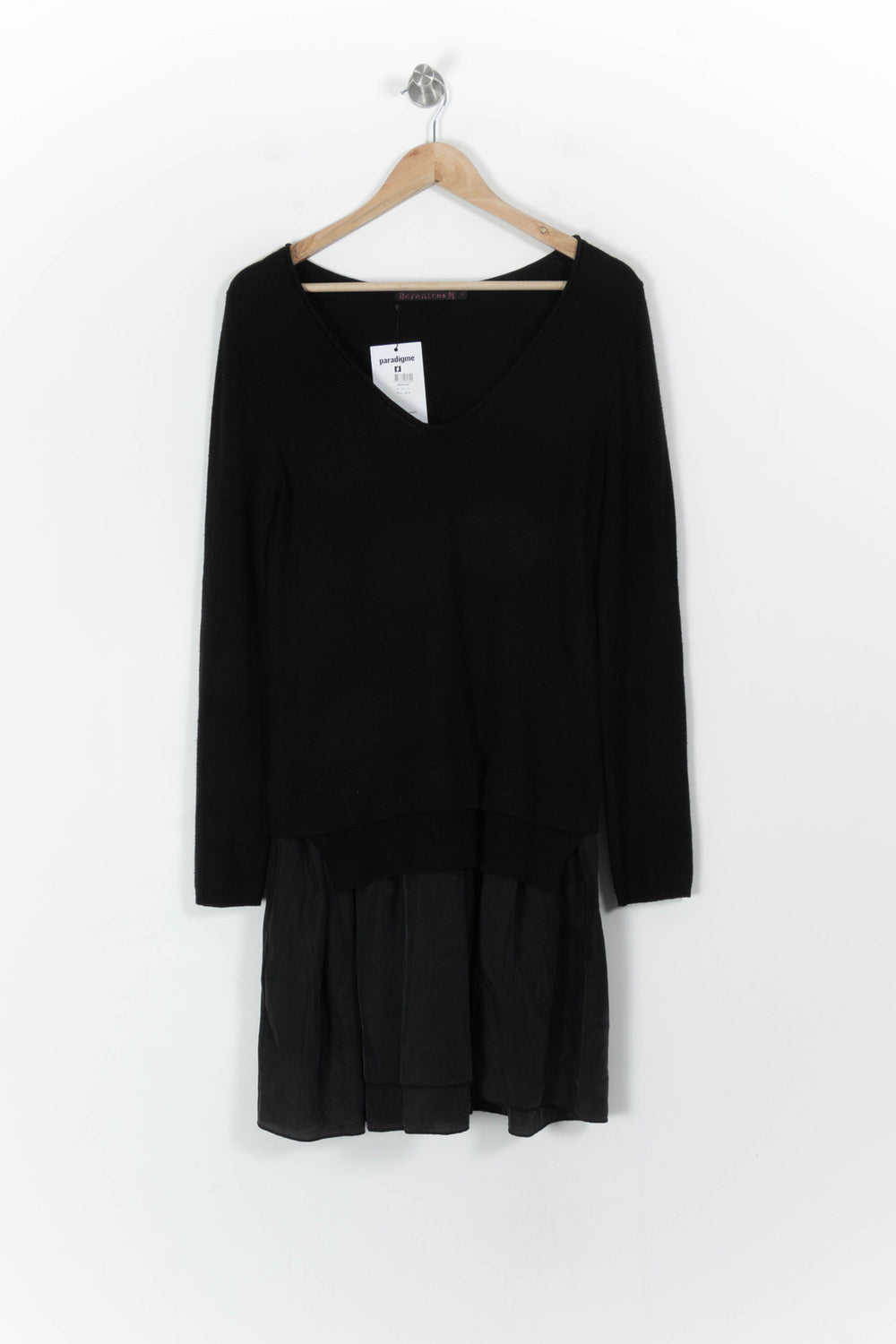 Robe Pull Noire - Taille M/38 de la marque Bérénice | PARAD71393 - Vendu par Paradigme - Image 2