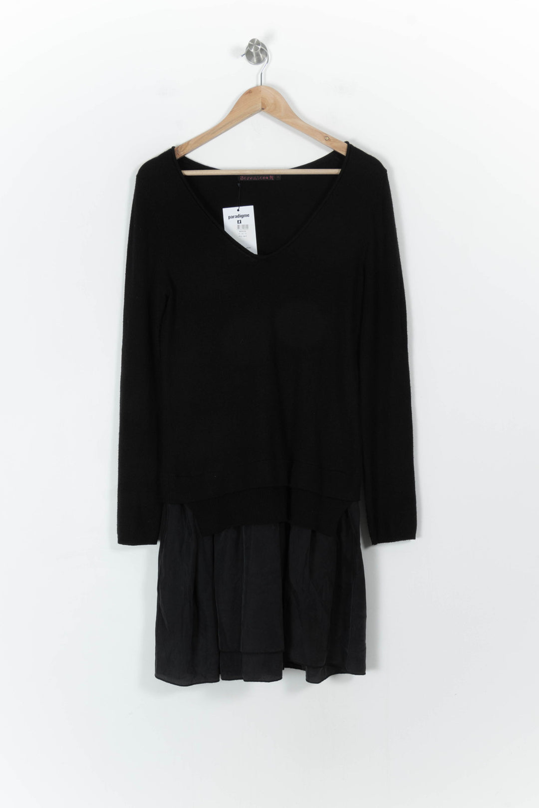 Robe Pull Noire - Taille M/38 de la marque Bérénice | PARAD71393 - Vendu par Paradigme - Image 2