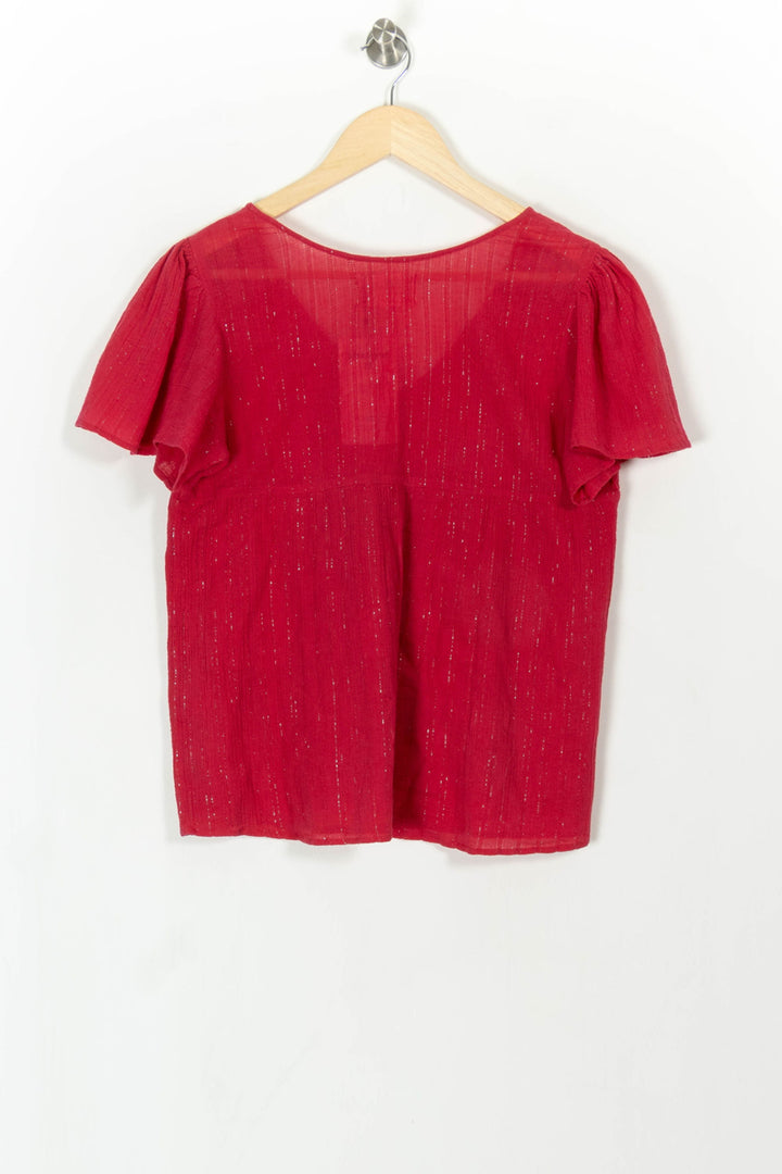 Blouse Rose - Taille S/36 de la marque ba&sh | PARAD71395 - Vendu par Paradigme - Image 4