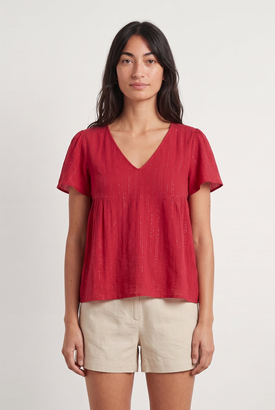 Blouse Rose - Taille S/36 de la marque ba&sh | PARAD71395 - Vendu par Paradigme - Image 1