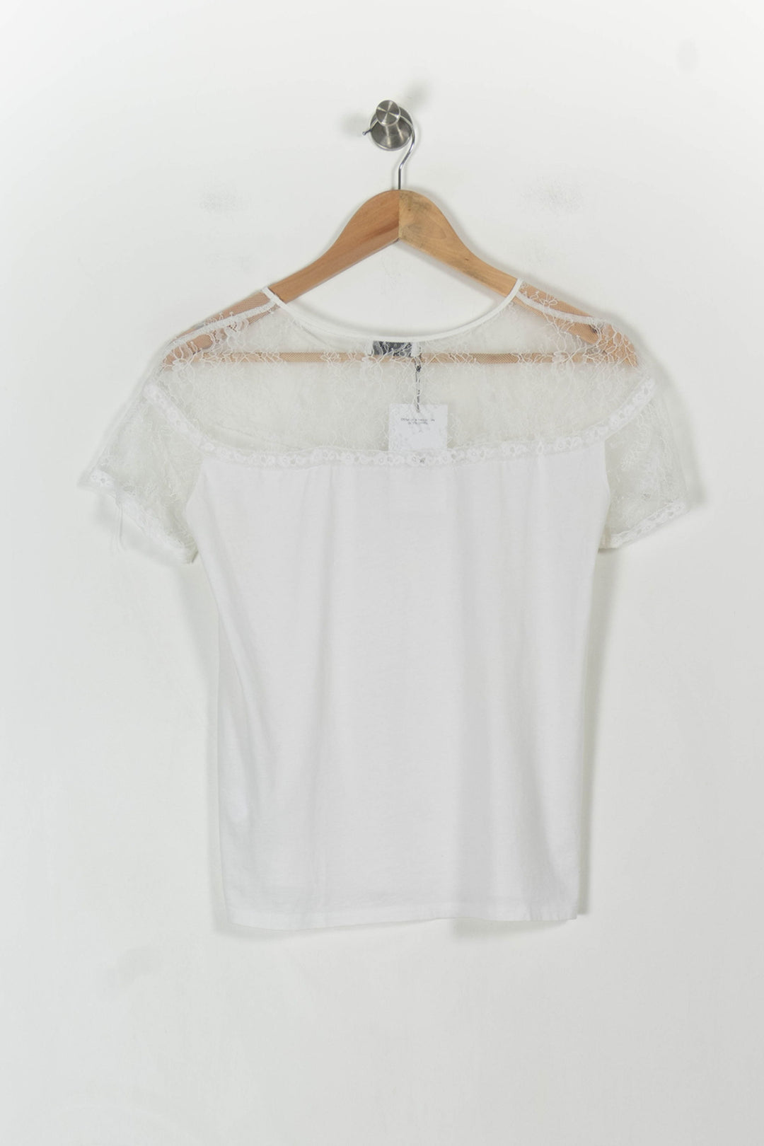 T-shirt Blanc - Taille XS/34 de la marque Sandro | PARAD71412 - Vendu par Paradigme - Image 4