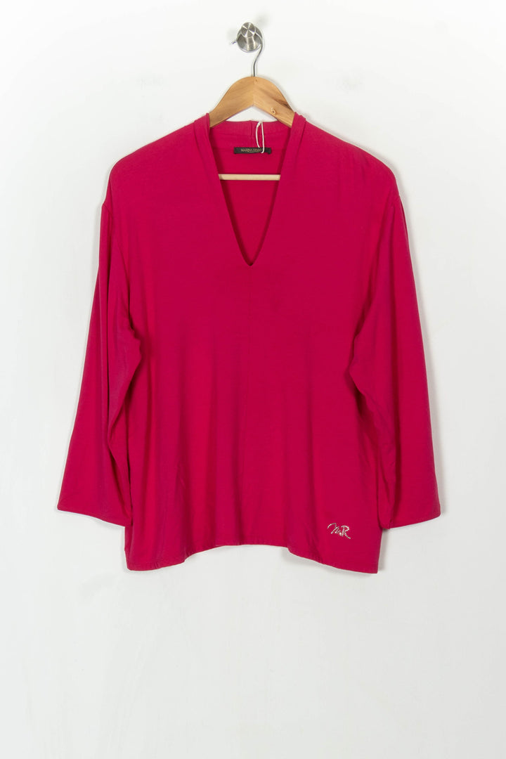 Blouse Rose - Taille XL/42 de la marque Marina Rinaldi | PARAD71420 - Vendu par Paradigme - Image 2