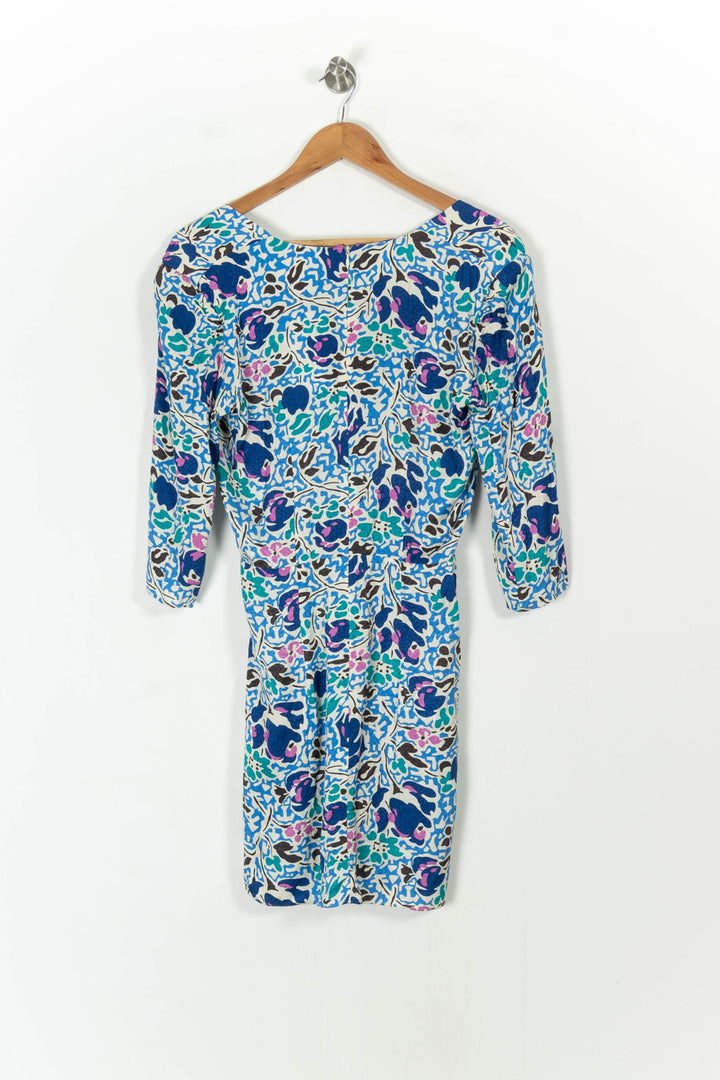 Robe Midi Bleue et Verte - Taille M/38 de la marque ba&sh | PARAD71430 - Vendu par Paradigme - Image 4