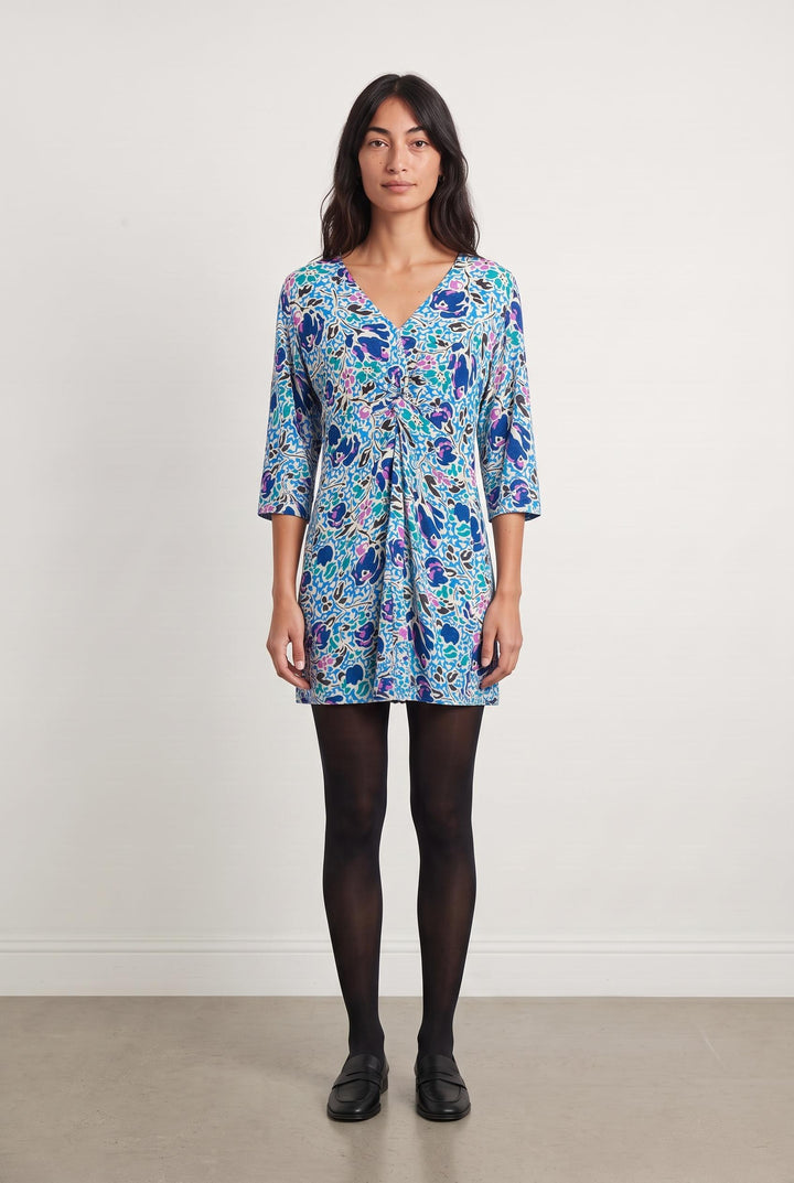 Robe Midi Bleue et Verte - Taille M/38 de la marque ba&sh | PARAD71430 - Vendu par Paradigme - Image 1