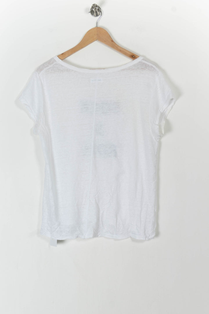Tee-shirt Blanc - Taille M/38 de la marque Zadig&Voltaire | PARAD71432 - Vendu par Paradigme - Image 4