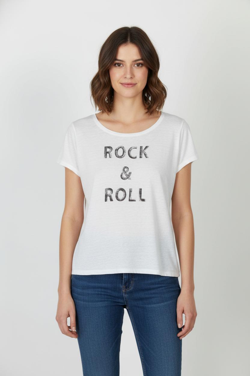 Tee-shirt Blanc - Taille M/38 de la marque Zadig&Voltaire | PARAD71432 - Vendu par Paradigme - Image 1