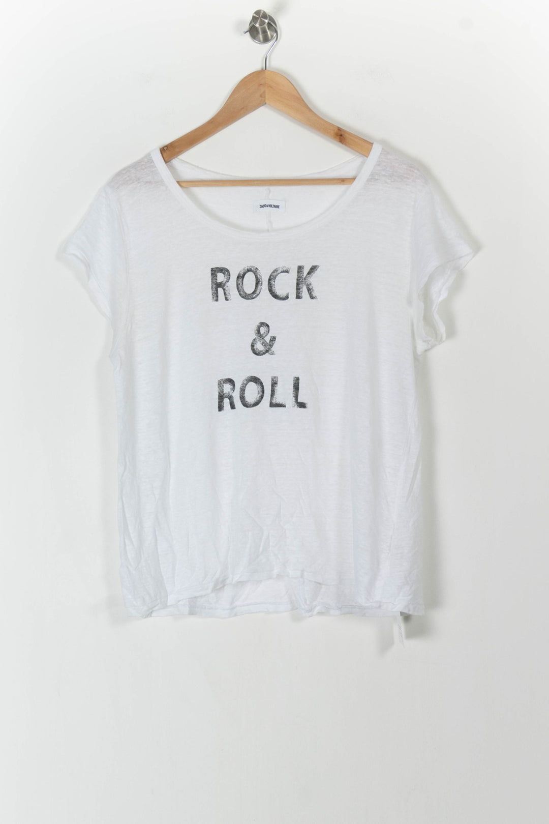 Tee-shirt Blanc - Taille M/38 de la marque Zadig&Voltaire | PARAD71432 - Vendu par Paradigme - Image 2
