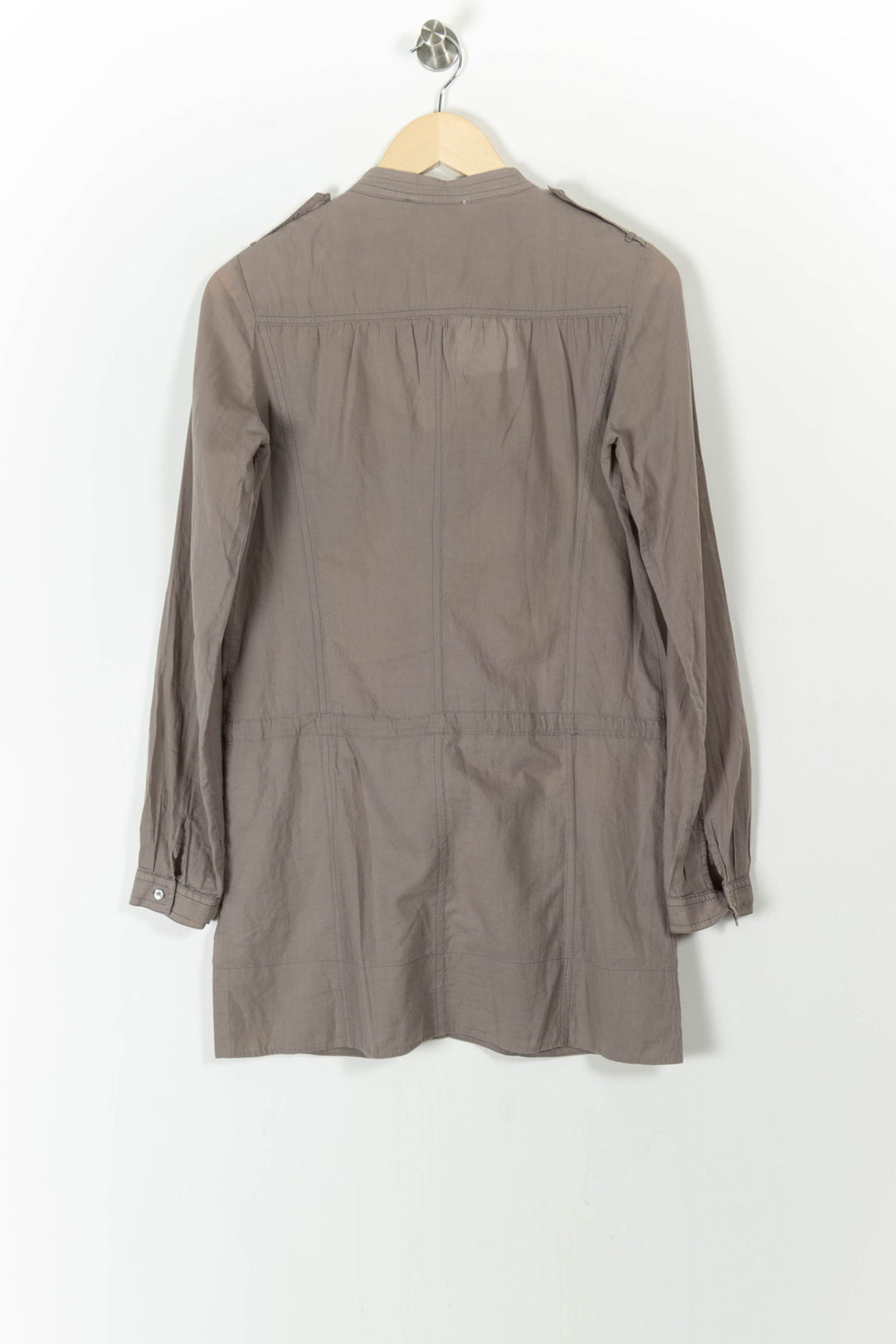 Robe Chemise Grise - Taille S/36 de la marque Comptoir des Cotonniers | PARAD71435 - Vendu par Paradigme - Image 4