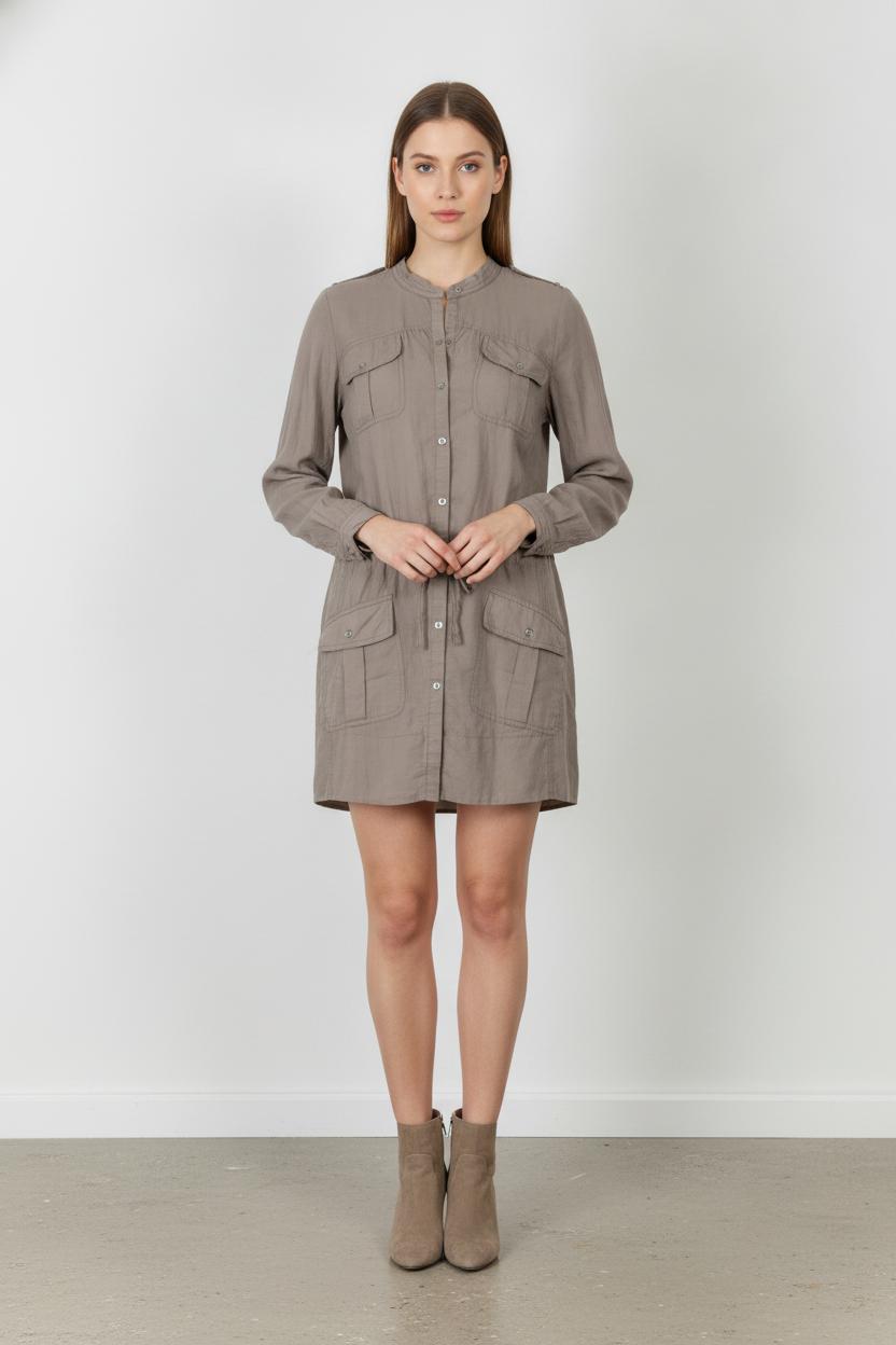 Robe Chemise Grise - Taille S/36 de la marque Comptoir des Cotonniers | PARAD71435 - Vendu par Paradigme - Image 1