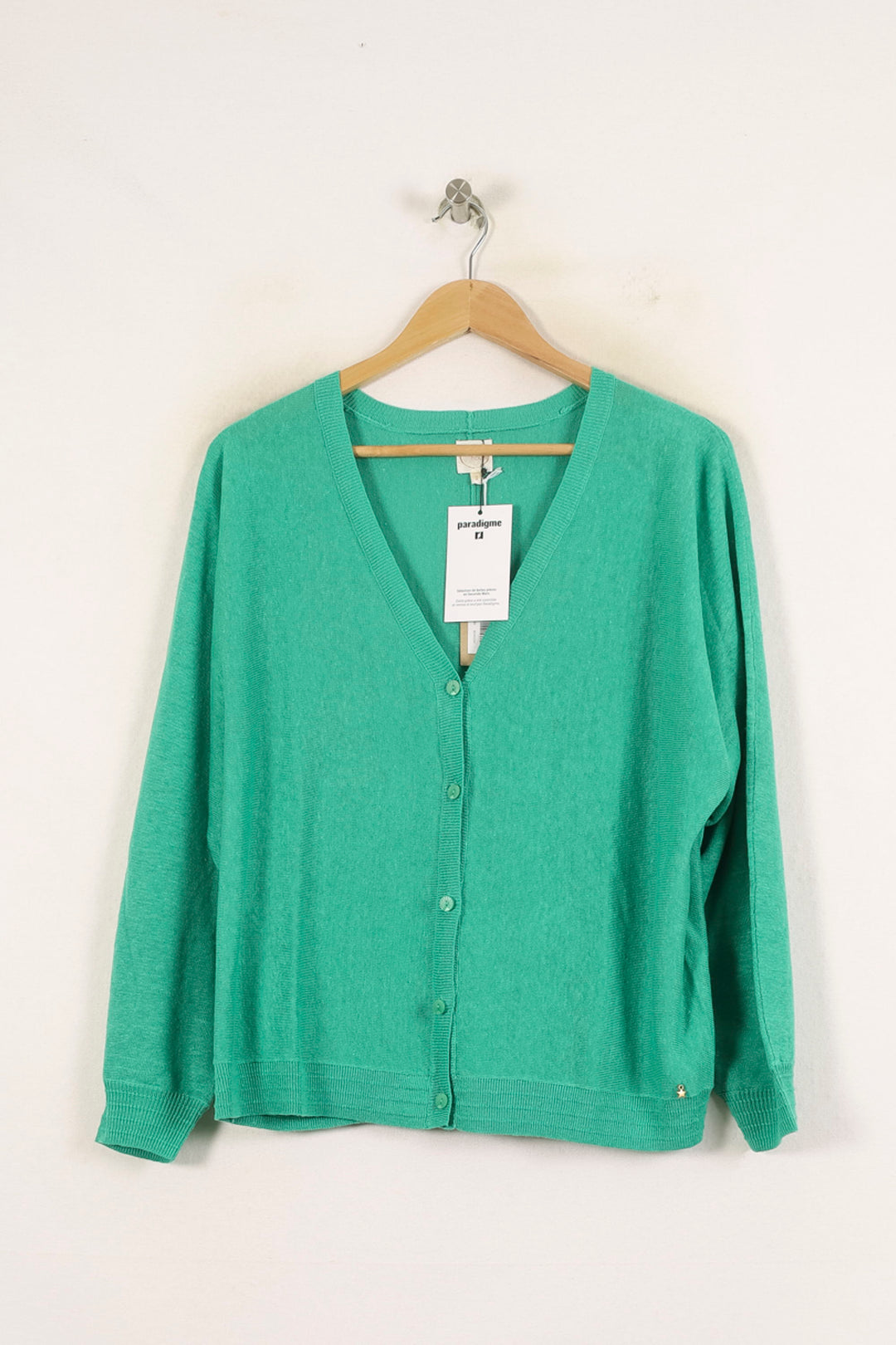 Cardigan Vert - Taille M/38 de la marque Des petits hauts | PARAD71442 - Vendu par Paradigme - Image 2