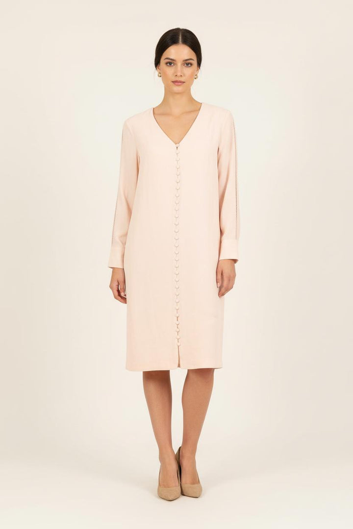 Robe Droite Rose - Taille S/36 de la marque Maison 123 | PARAD71445 - Vendu par Paradigme - Image 1