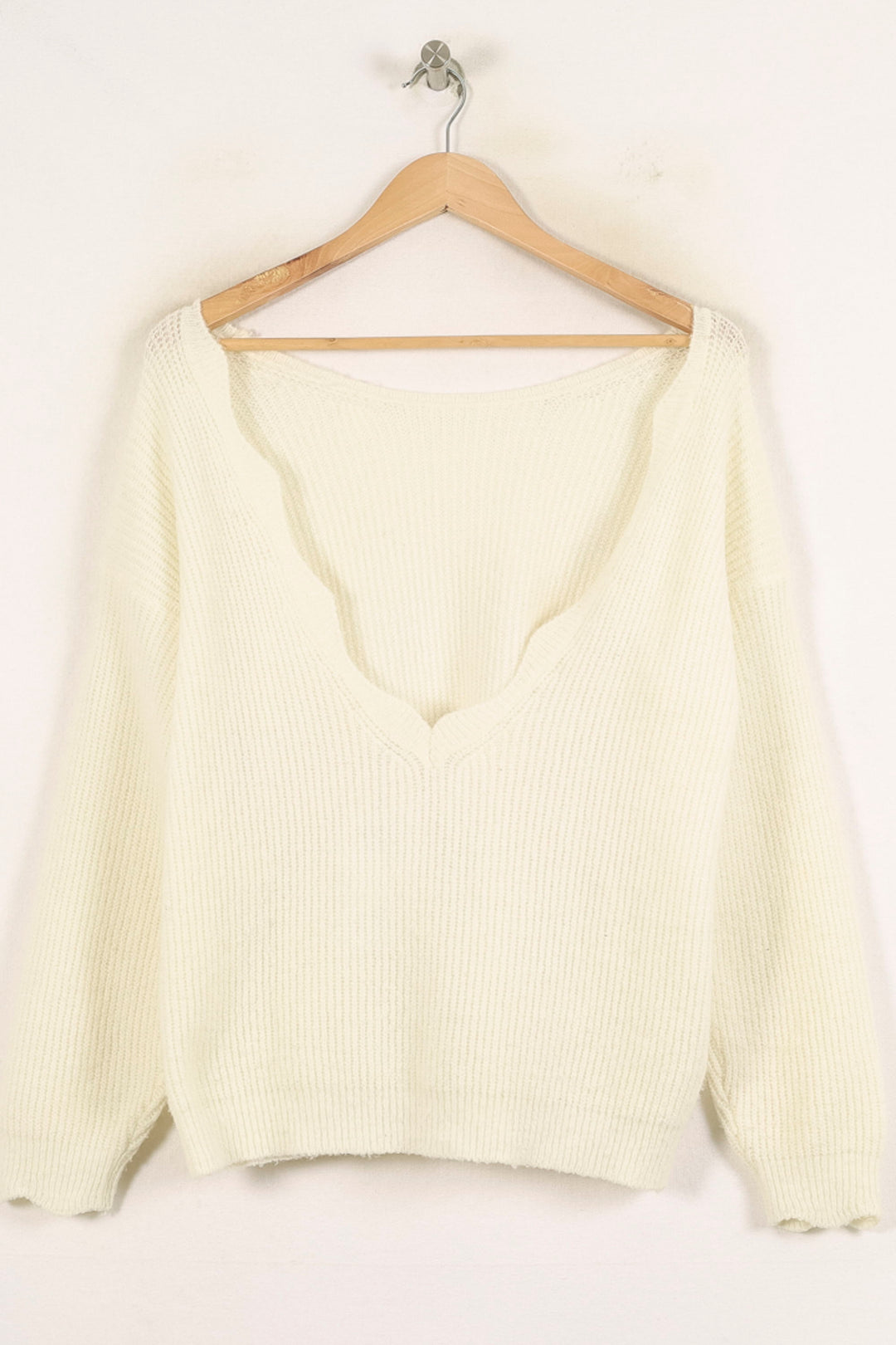Pull Blanc - Taille S/36 de la marque Sézane | PARAD71448 - Vendu par Paradigme - Image 4