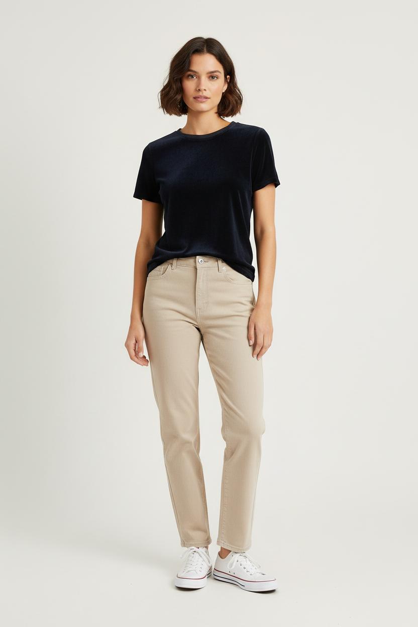 T-shirt Bleu - Taille S/36 de la marque American Vintage | PARAD71453 - Vendu par Paradigme - Image 1