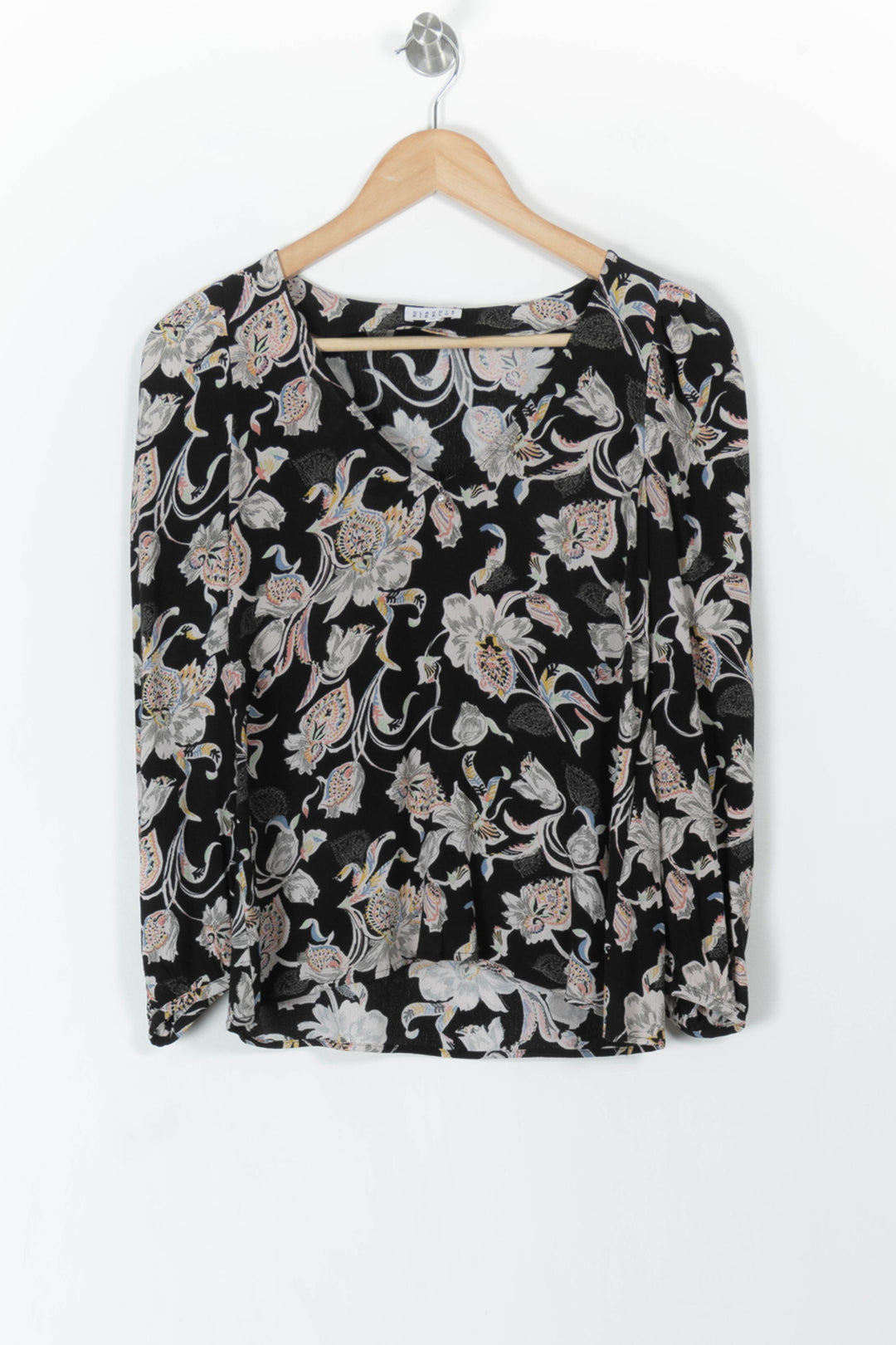 Blouse Noire et Blanche - Taille S/36 de la marque Claudie Pierlot | PARAD71457 - Vendu par Paradigme - Image 2