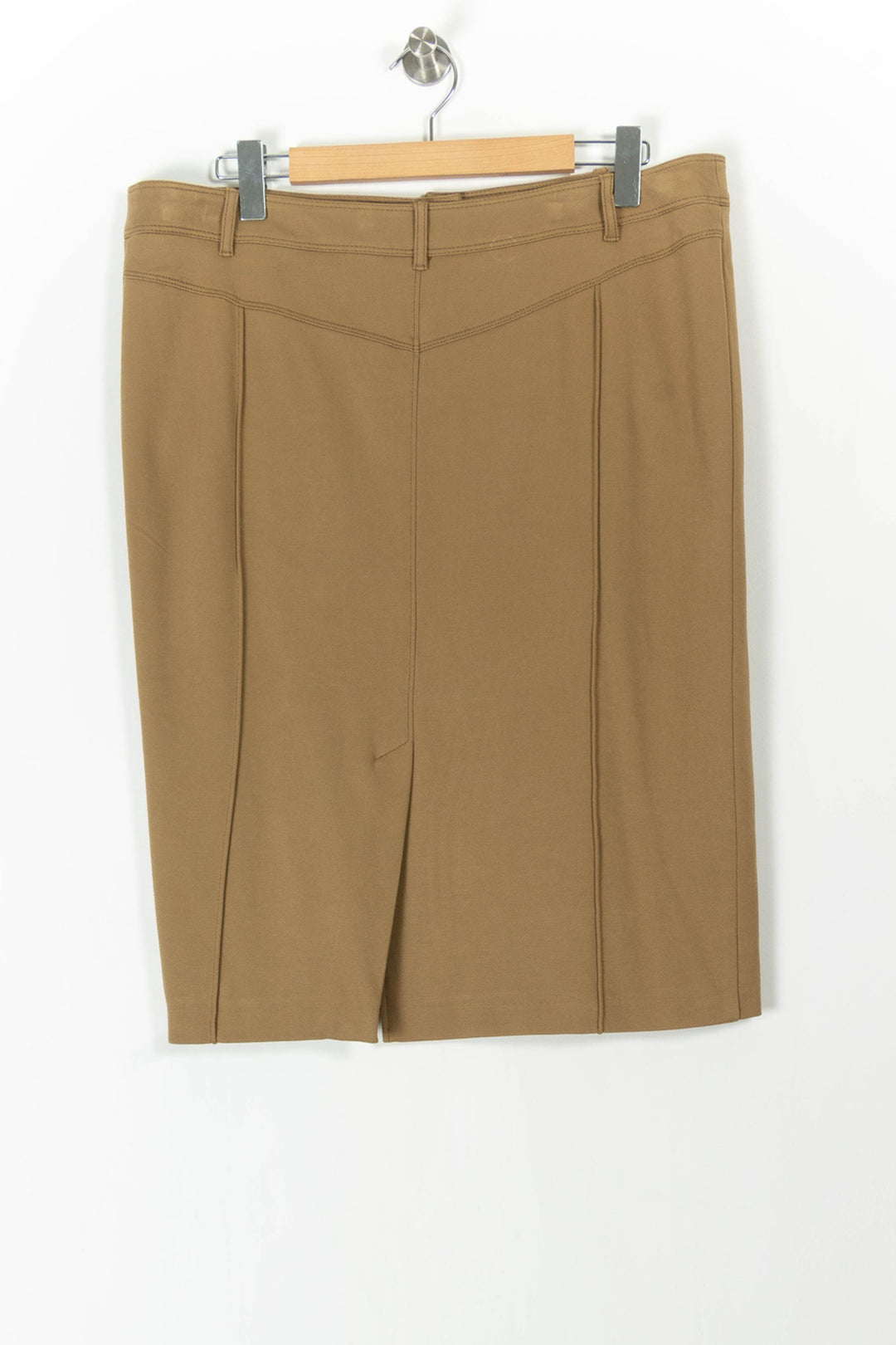 Jupe Droite Marron - Taille XXXL/46 de la marque Marina Rinaldi | PARAD71462 - Vendu par Paradigme - Image 4