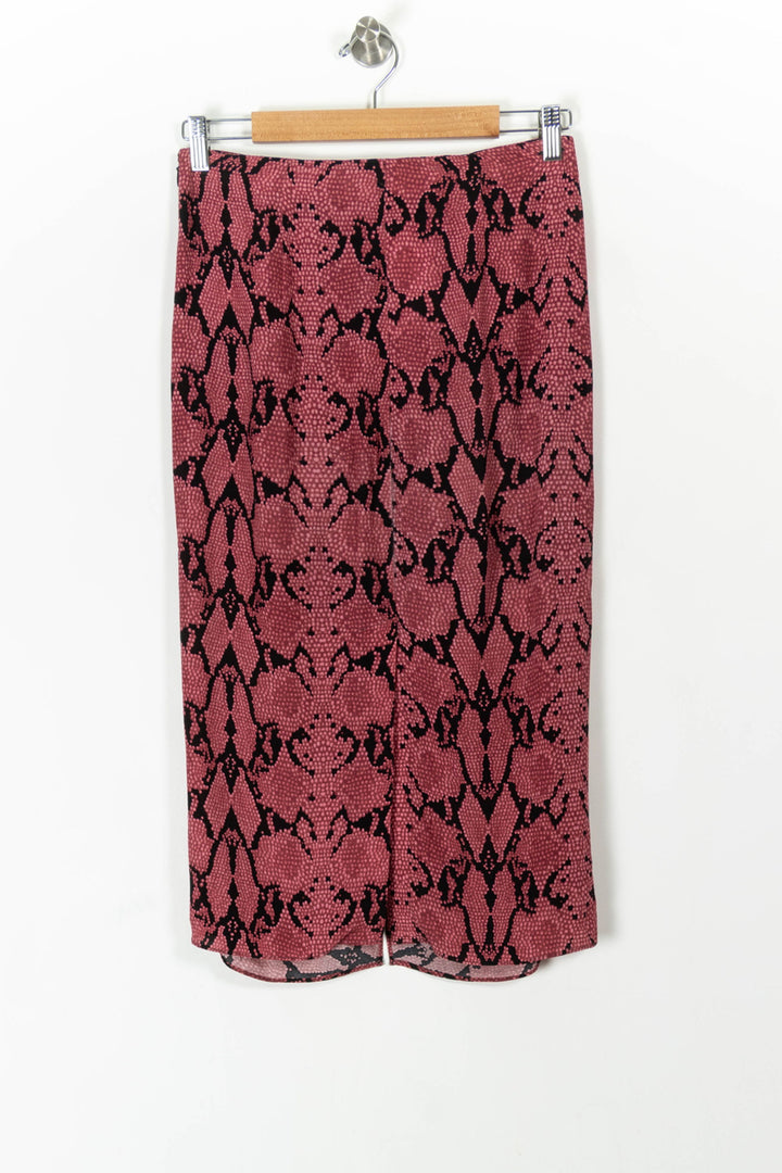 Jupe Longue Rose et Noire - Taille M/38 de la marque ba&sh | PARAD71463 - Vendu par Paradigme - Image 4