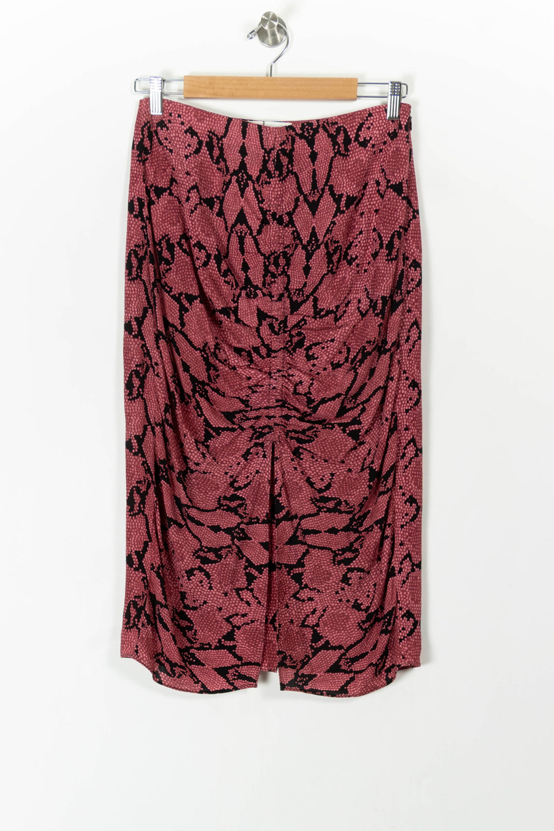 Jupe Longue Rose et Noire - Taille M/38 de la marque ba&sh | PARAD71463 - Vendu par Paradigme - Image 2