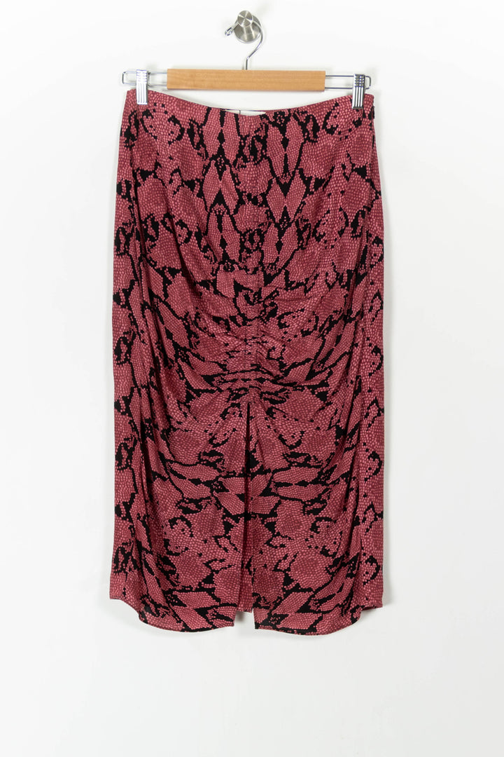 Jupe Longue Rose et Noire - Taille M/38 de la marque ba&sh | PARAD71463 - Vendu par Paradigme - Image 2